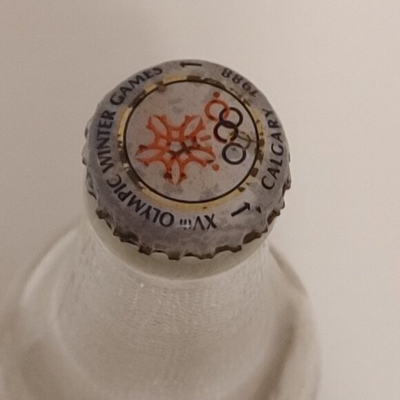 Vintage Crush Soda Bottle with Calgary Olympics  1988 Winter Games Bottl… - Picture 2 of 6